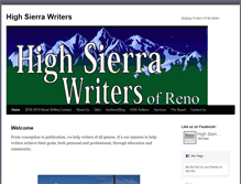 Tablet Screenshot of highsierrawriters.org